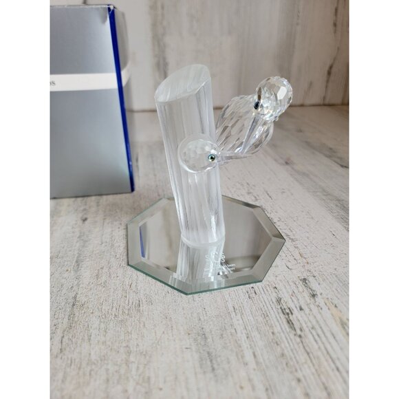 Swarovski sharing woodpeckers crystal home decor figure bird - Picture 2 of 8